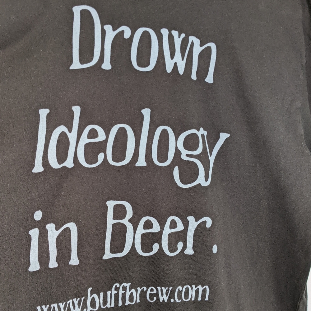 Brewery Houston Texas Tshirt XL Buffalo Bayou Unisex Brown